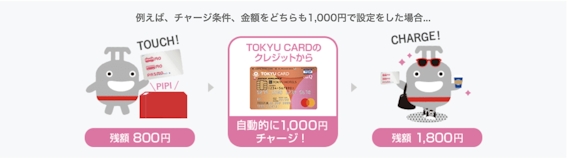 tokyu_tokyu card clubq jmb pasmo_スクショ_オートチャージ